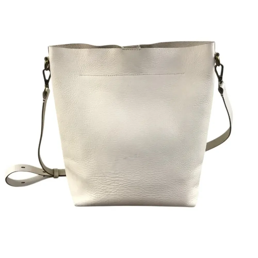 MADEWELL Transport Bucket Tote Bag Ivory/cream Everyday Timeless Classic Coastal